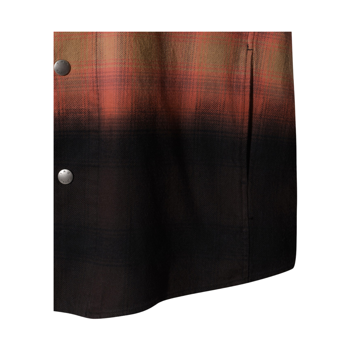 이로 에카유 페이딩 체크 셔츠 레드(Iro Ecaille Fading Check Shirt Red) - 6