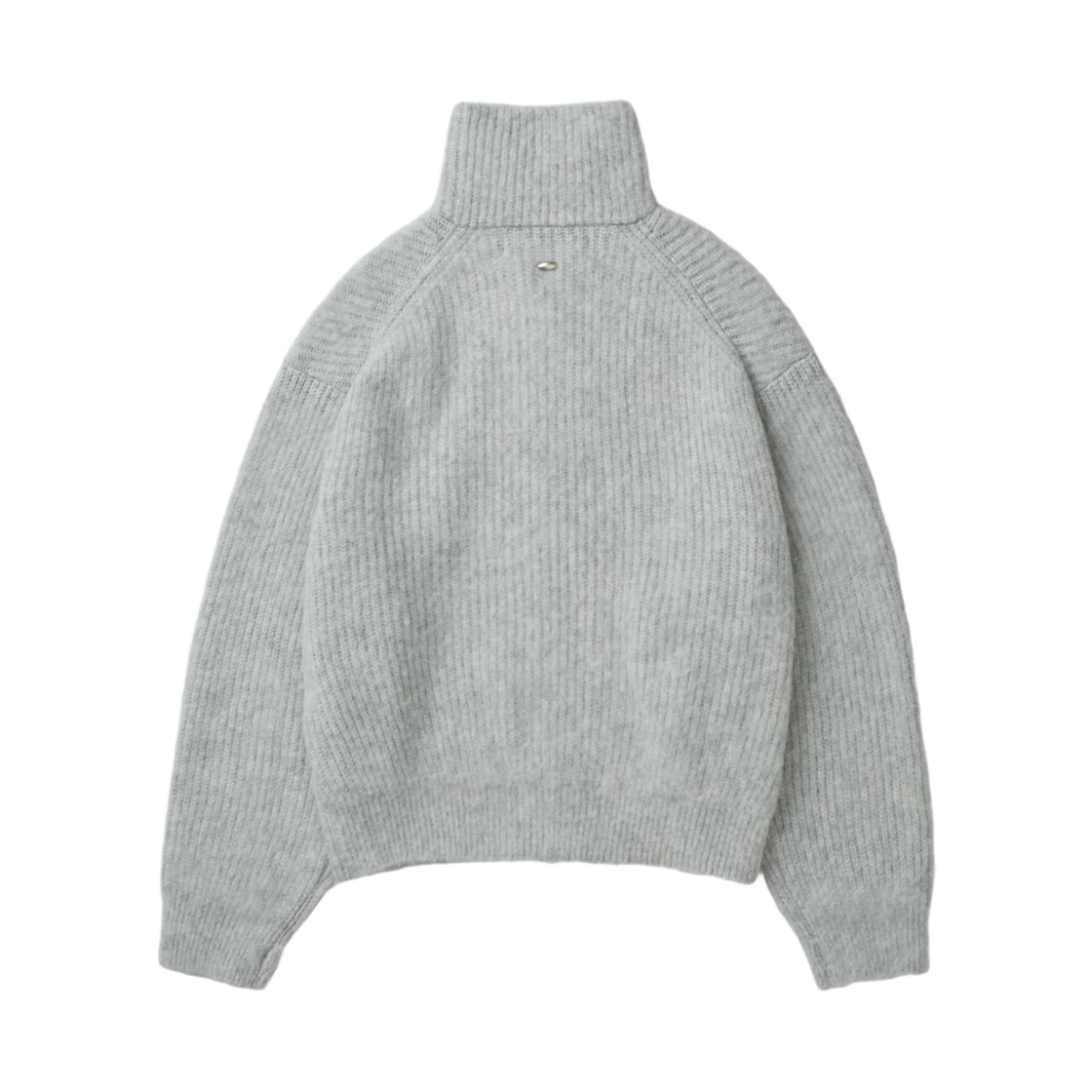 이로 오라 헤어리 집업 가디건 라이트 그레이(Iro Aura Hairy Zip-Up Cardigan Light Gray) - 3