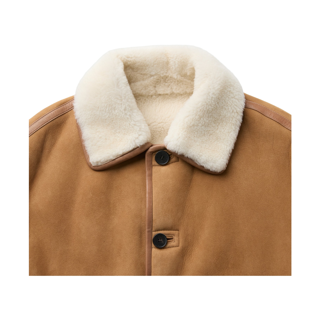 이로 코리 중기장 투 포켓 시어링 자켓 베이지(Iro Corri Mid-Length Two Pocket Shearing Jacket Beige) - 4