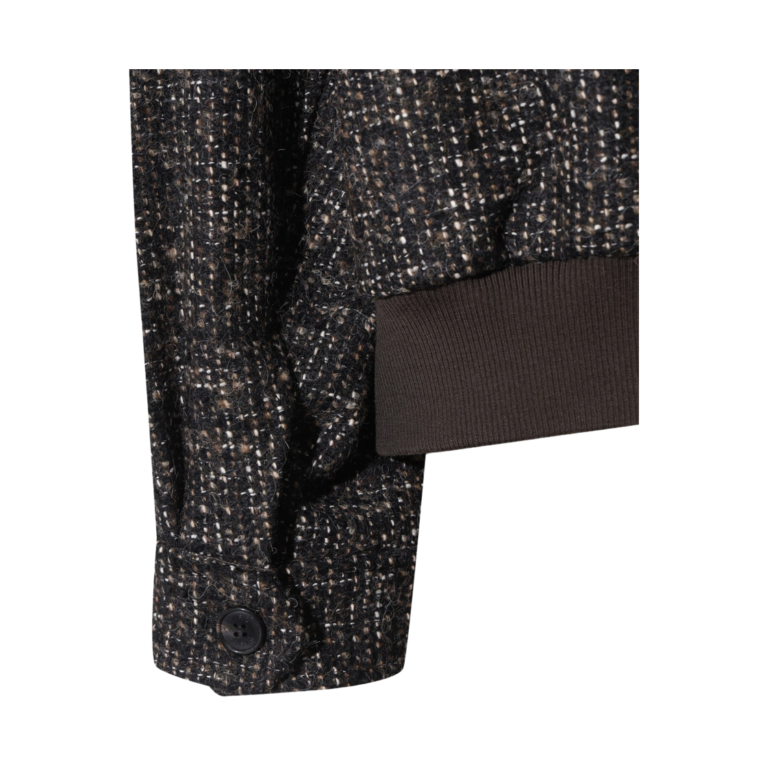 이로 마르키 하이넥 트위드 자켓 브라운(Iro Marquis Tweed High Neck Jacket Brown) - 5