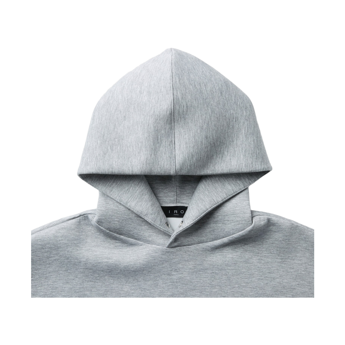 이로 플라느리 밴딩 배색 오버핏 후디 그레이(Iro Flanerie Color-Block Banding Oversized Hoodie Gray) - 5