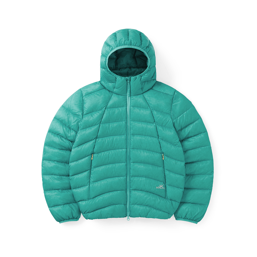 썬러브투어 후디드 플라이 라이트 다운 자켓 민트(sunlovetour Hooded Fly Light Down Jacket Mint) - 1