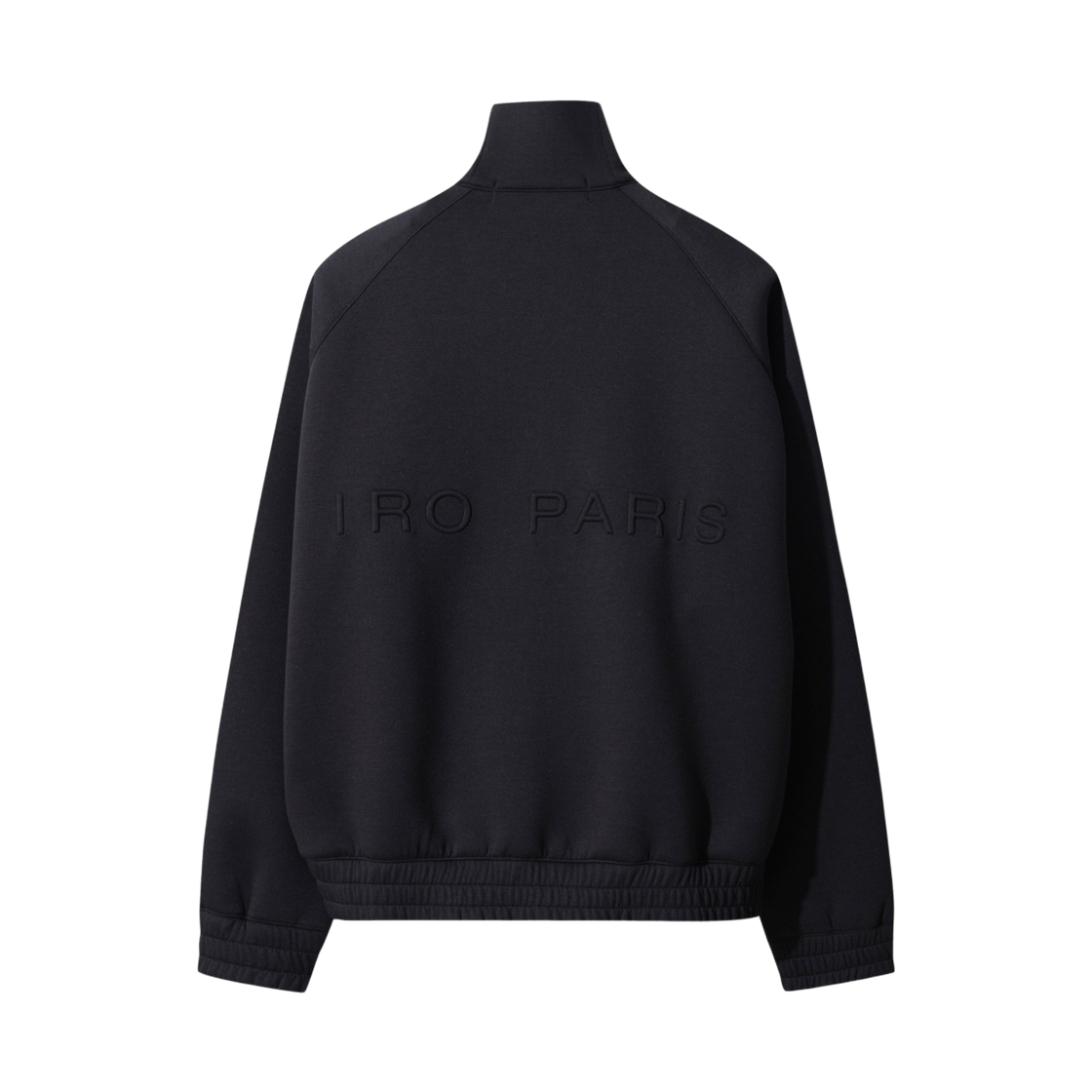 이로 씨디피 쿠션지 풀집업 티셔츠 블랙(Iro Cdp Cushion Fabric Full-Zip T-Shirt Black) - 3