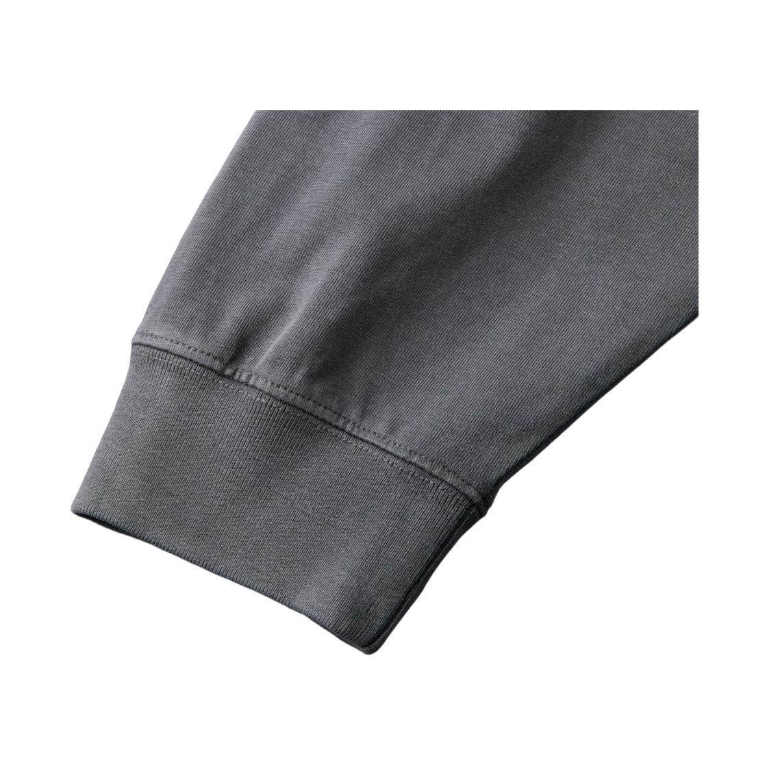 이로 옹브르 로고 아플리케 다잉 긴팔 티셔츠 다크 그레이(Iro Ombre Logo Applique Dyeing Long Sleeve T-Shirt Dark Gray) - 6
