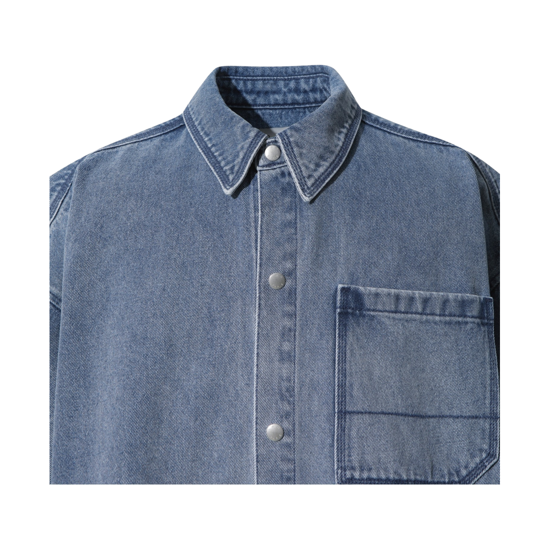 이로 머트 스웨트링 데님 셔츠 자켓 라이트 블루(Iro Mutt Spring Denim Shirt Jacket Light Blue) - 6