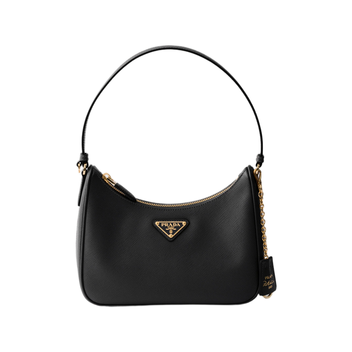 1N204T-NZV-F0632 Prada Re-Edition 2005 Saffiano Leather Mini-Bag Black
