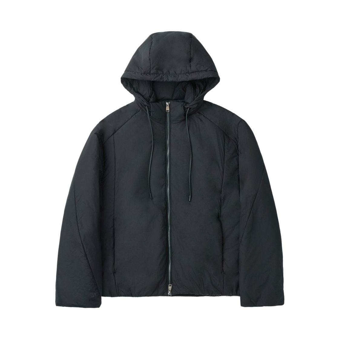 이로 레제르 경량 글로시 신슐레이트 후드 점퍼 블랙(Iro Leger Lightweight Glossy Thinsulate Hood Jumper Black) - 2
