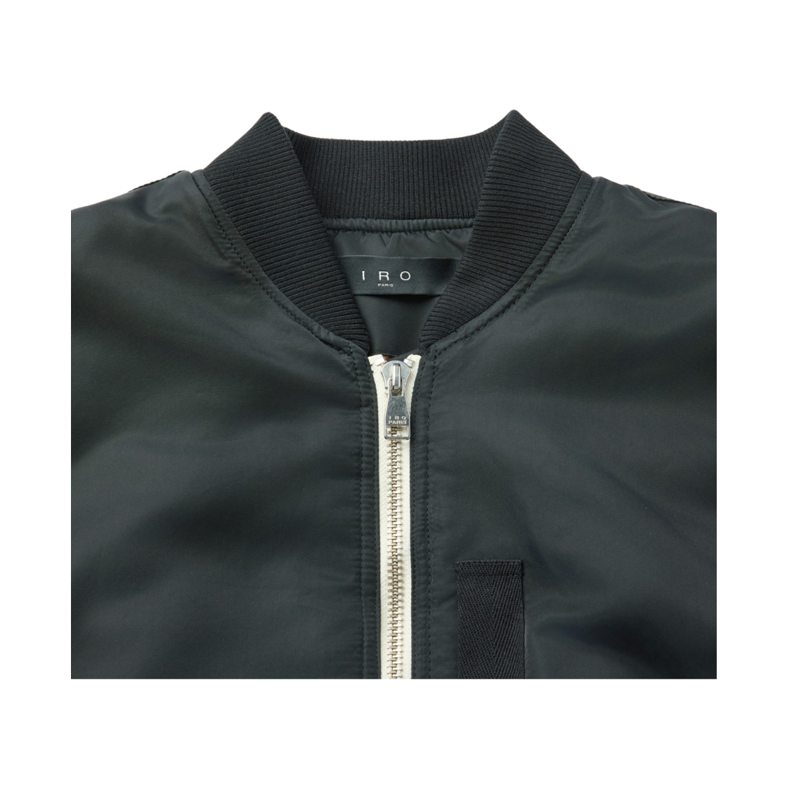 이로 아비우스웨트넥 워머 MA-1 항공점퍼 블랙(Iro Avius Neck Warmer Ma-1 Bomber Jacket Black) - 5