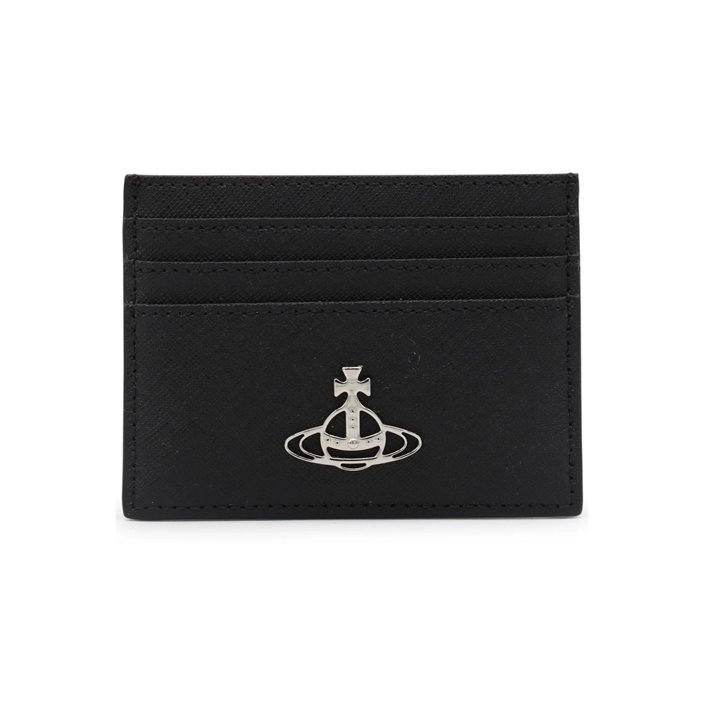 [15% 쿠폰] 비비안웨스트우드 오브 로고 플랫 카드지갑 블랙([15% 쿠폰] Vivienne Westwood Orb Logo Flat Cardholder Black) - 2
