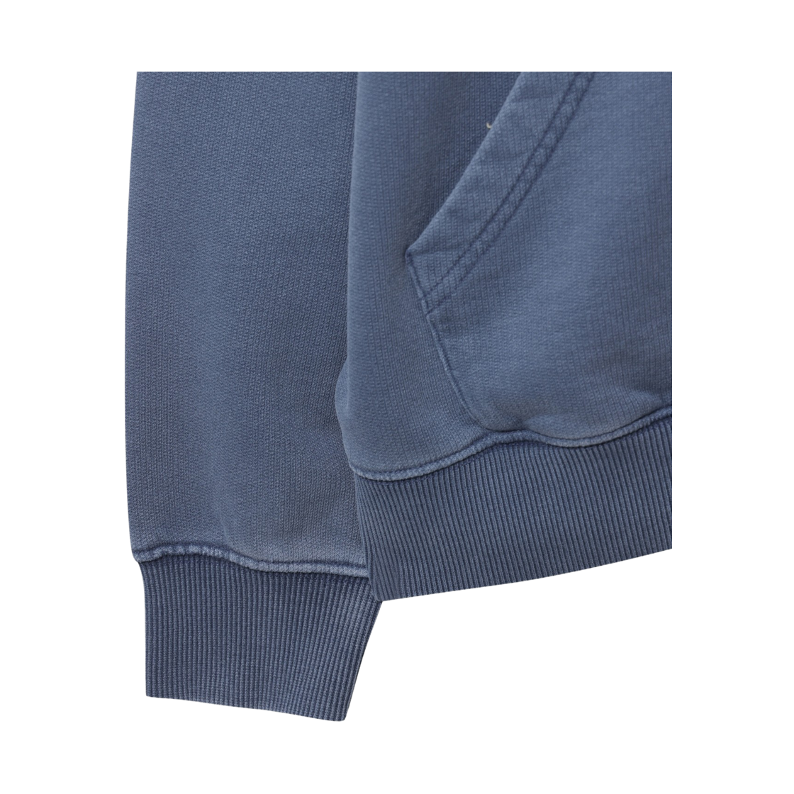 이로 브륌 가먼트다잉 크랙로고 후드 티셔츠 블루(Iro Brume Garment Dyed Crack Logo Hood T-Shirt Blue) - 5
