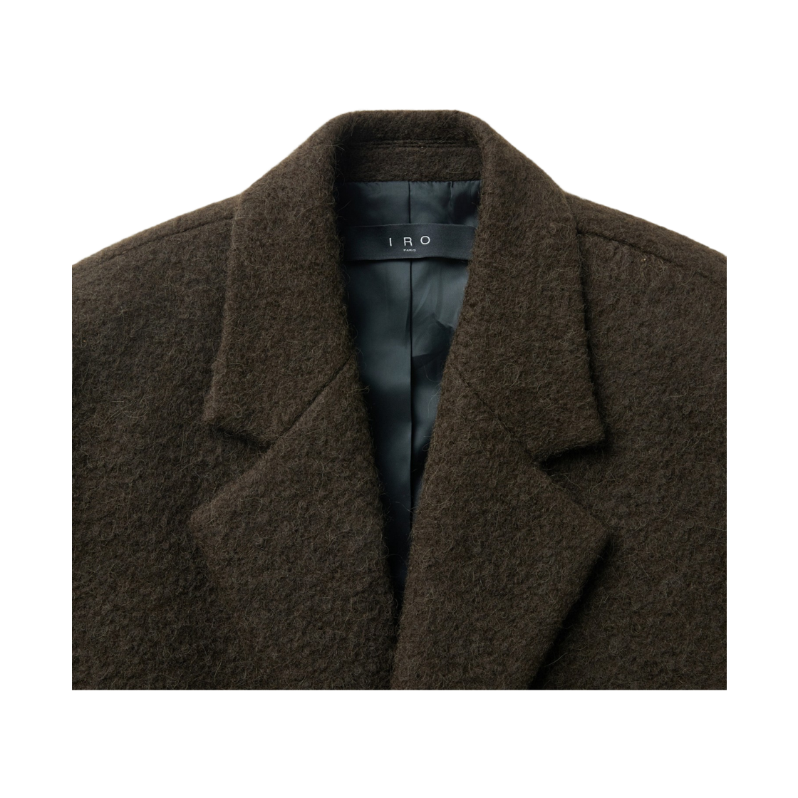 이로 미스웨트랄 헤어리 울 투버튼 자켓 브라운(Iro Mistral Hairy Wool Two Button Jacket Brown) - 4