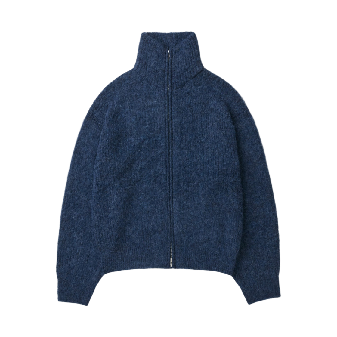 이로 오라 헤어리 집업 가디건 블루(Iro Aura Hairy Zip-Up Cardigan Blue) - 2