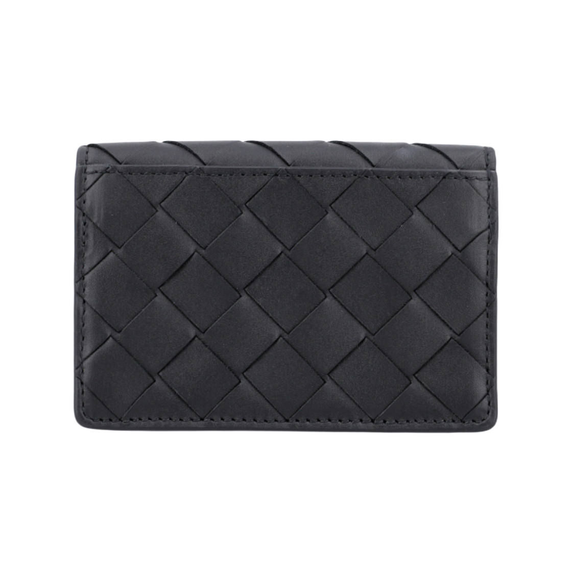 보테가 베네타 인트레치아토 카드 케이스 블랙(Bottega Veneta Intrecciato Card Case Black) - 2