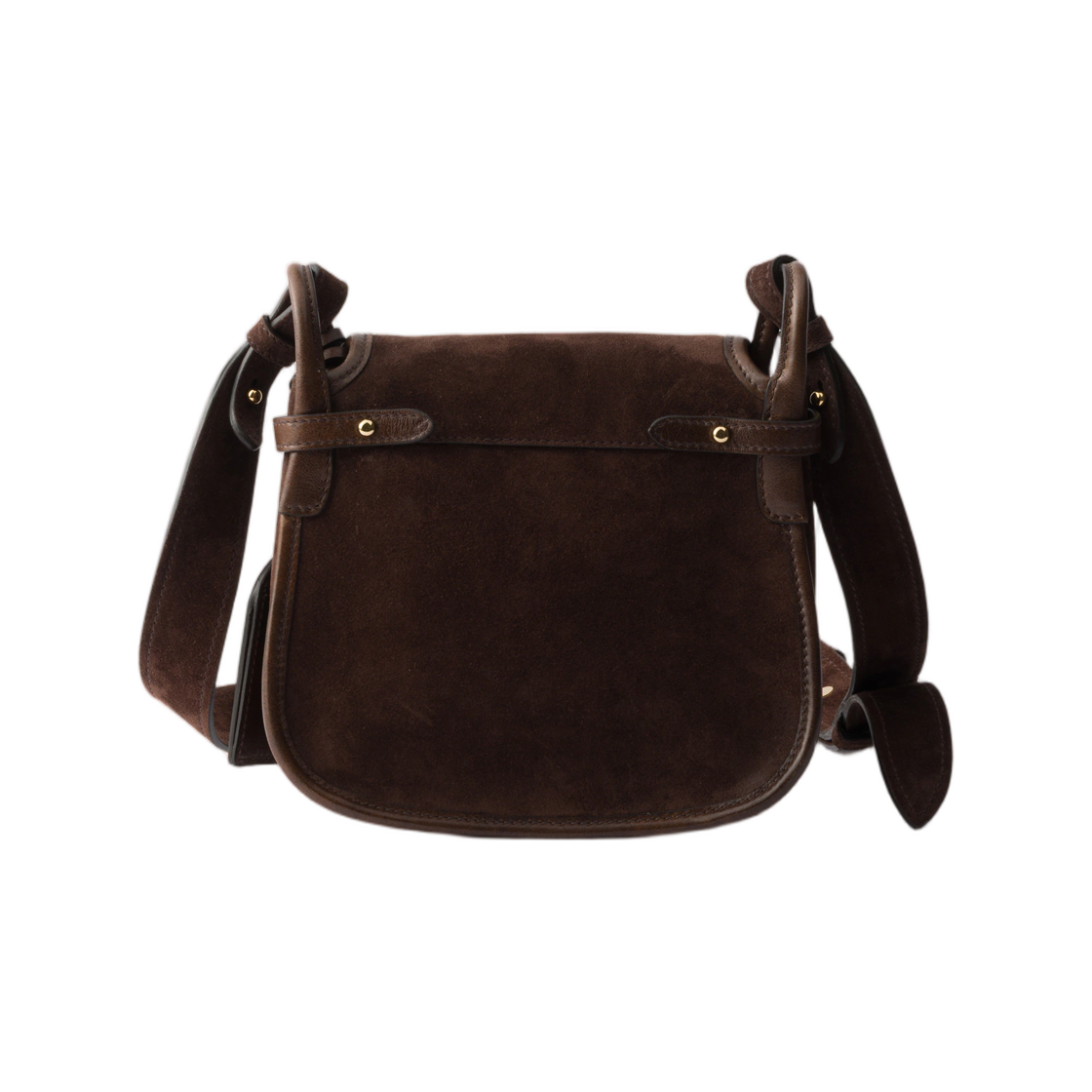 프라다 코르세어 스웨이드 미니 숄더백 다크 브라운(Prada Corsaire Suede Mini Shoulder Bag Dark Brown) - 2