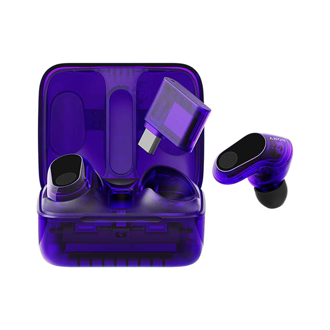 소니 INZONE Buds 글래스 퍼플 (소니 코리아 정식 발매 제품)(Sony INZONE Buds Glass Purple (Sony Korea Ver.)) - 3
