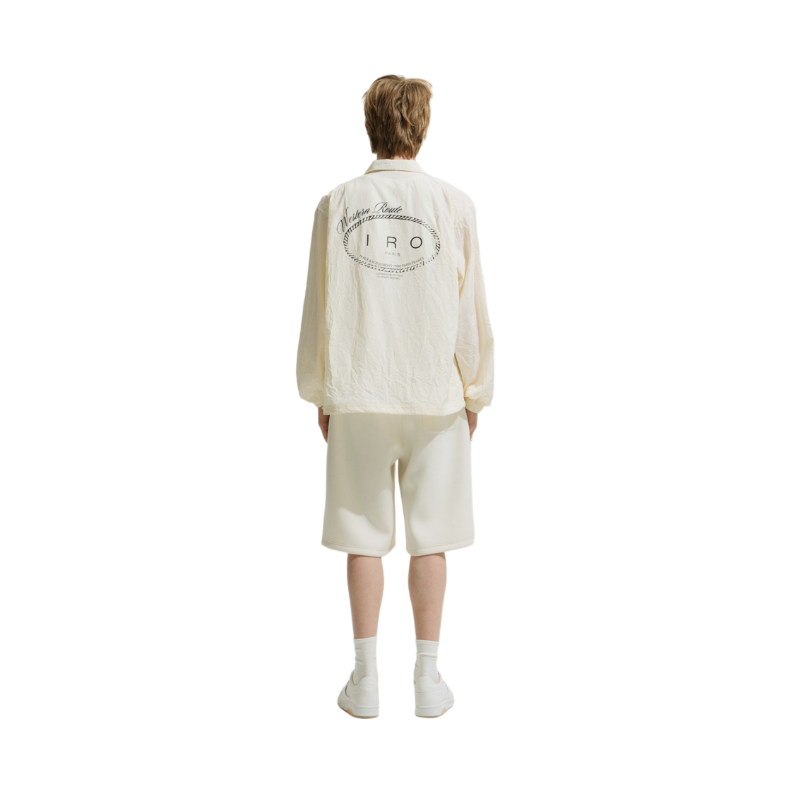 이로 플리세 크링클 코치 자켓 아이보리(Iro Plisse Crinkle Coach Jacket Ivory) - 5