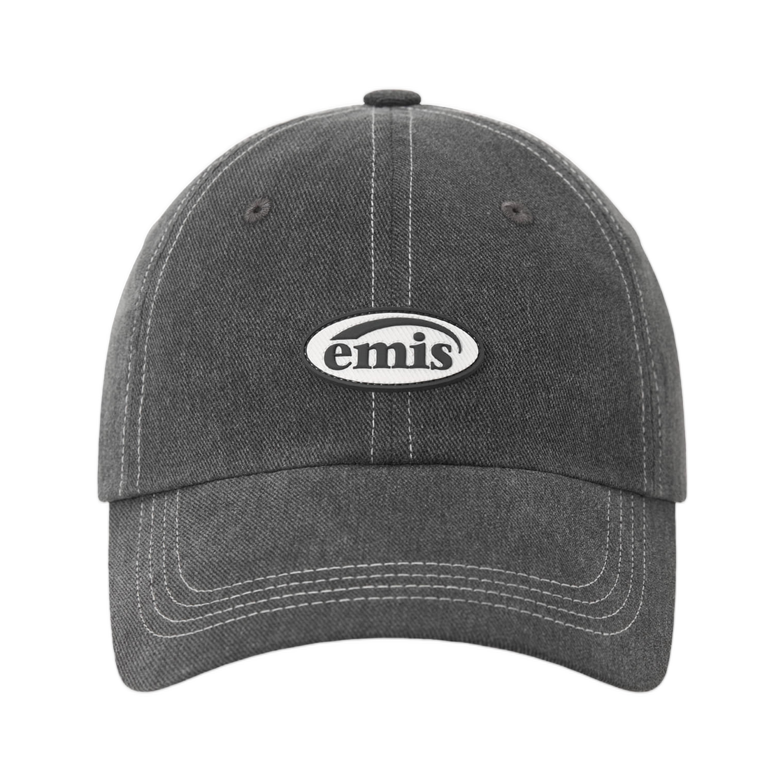 - Emis Mini Rubber Patch Pigment Ball Cap Black