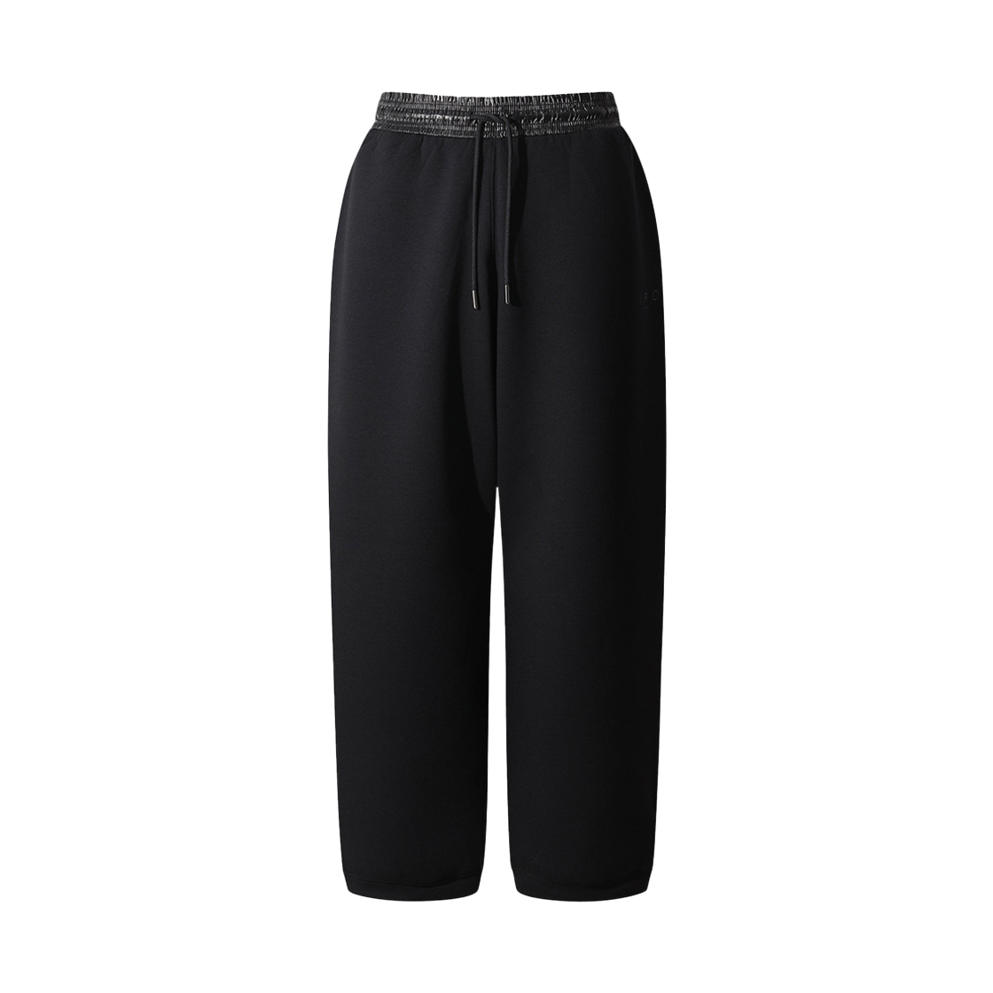 IQPAA25911BKX Iro Saint Color-Block Banding Wide Jogger Pants Black