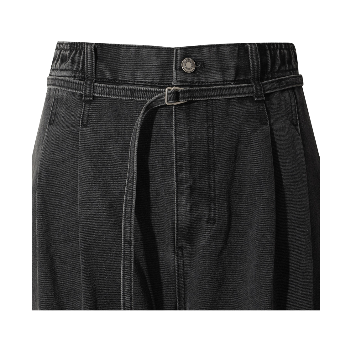 이로 들리 데님 밴딩 팬츠 블랙(Iro Delie Denim Banding Pants Black) - 4