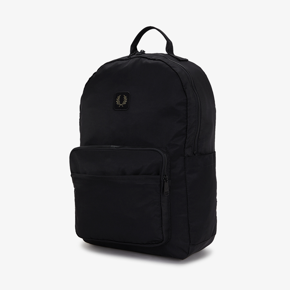 프레드페리 크링클 나일론 백팩 블랙(Fred Perry Crinkle Nylon Backpack Black) - 2