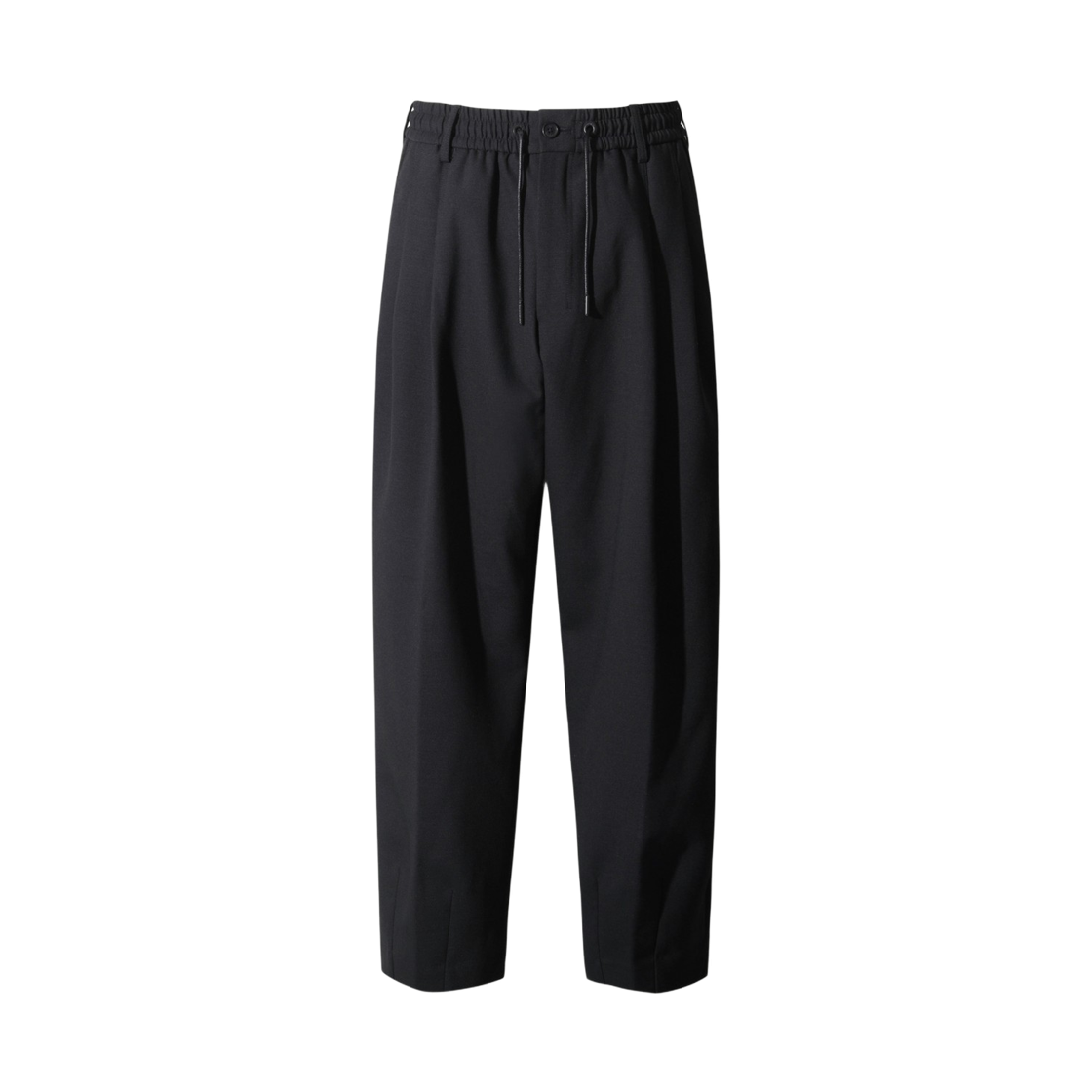 이로 퓌조 울혼방 캐롯핏 팬딩 슬랙스웨트다크 그레이(Iro Fuseau Wool Blend Carrot Fit Banding Slacks Dark Gray) - 2