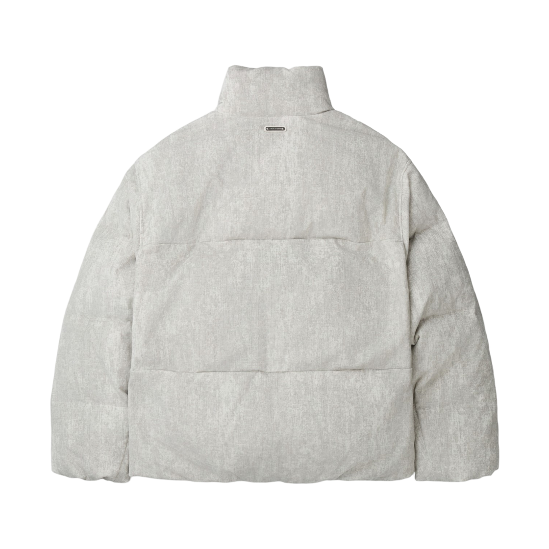 이로 토스웨트나 코듀로이 패턴 구스웨트운 하이넥 점퍼 화이트(Iro Toscana Corduroy Pattern Goose Down High Neck Jumper White) - 5