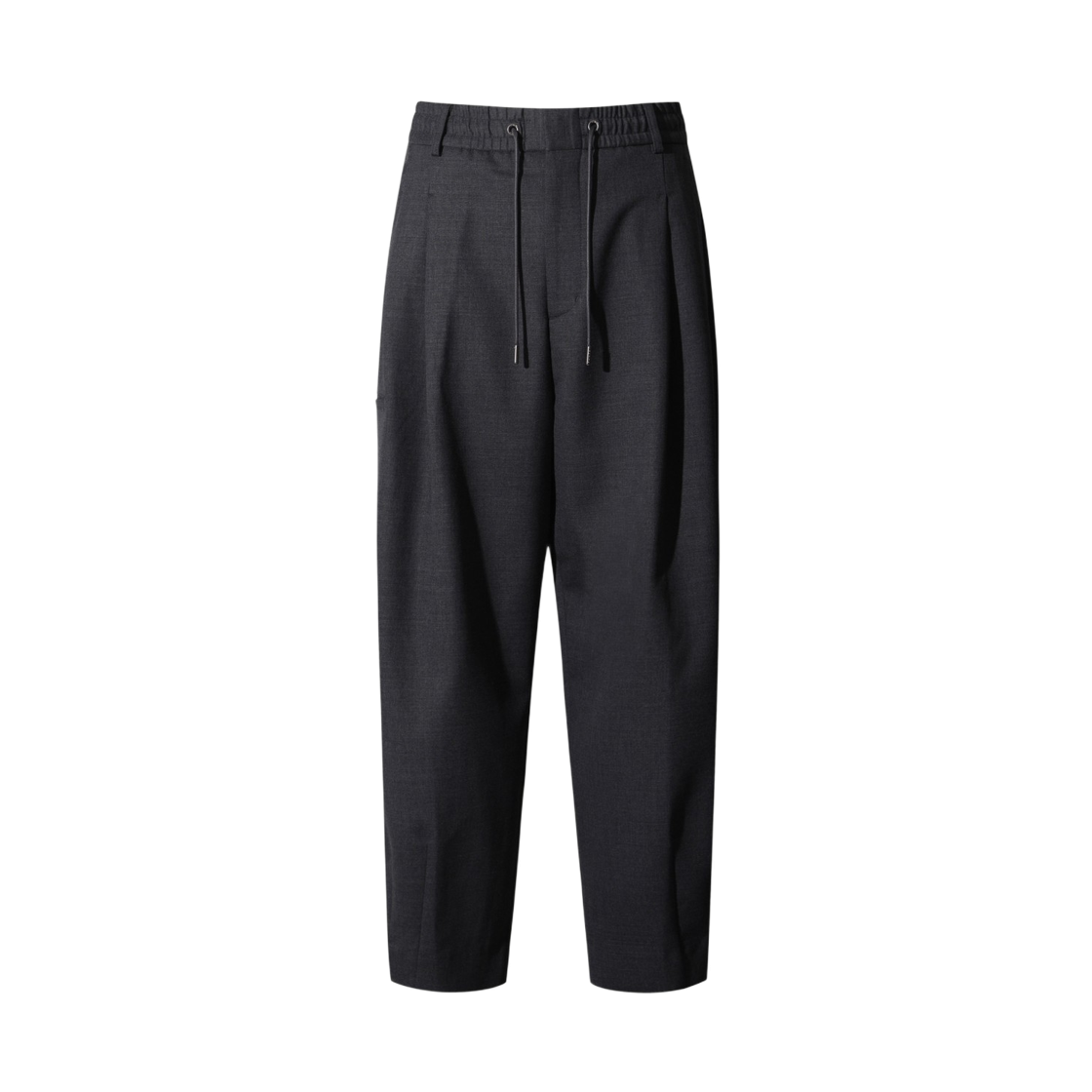 이로 레제 울혼방 벌룬핏 팬딩 슬랙스웨트블랙(Iro Leger Wool Blend Balloon Fit Banding Slacks Black) - 2