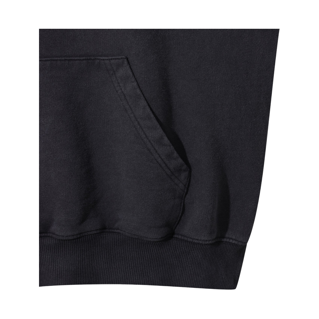 이로 브륌 가먼트다잉 크랙로고 후드 티셔츠 다크 그레이(Iro Brume Garment Dyed Crack Logo Hood T-Shirt Dark Gray) - 6