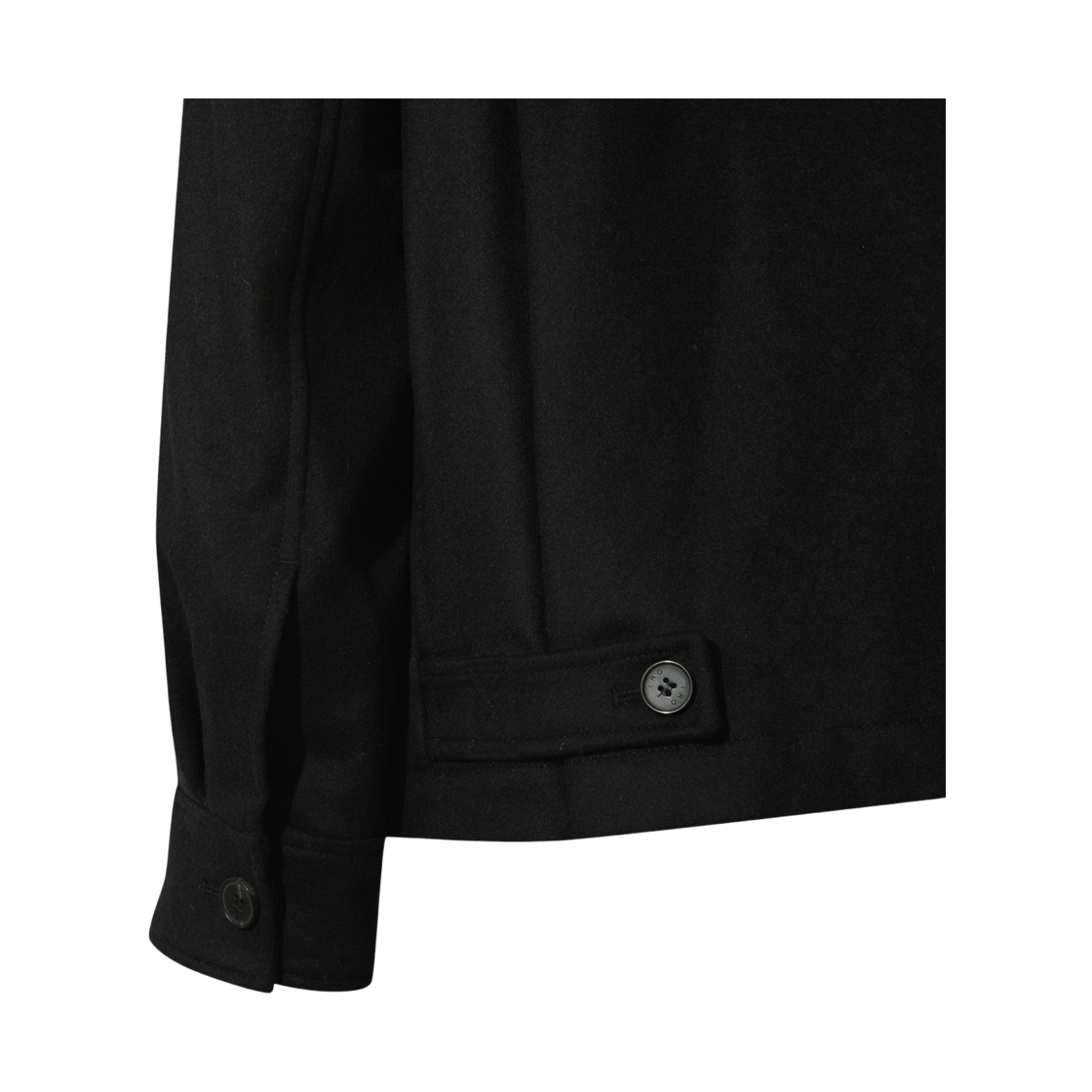 이로 가브리엘로 울 오버핏 하프 코트 블랙(Iro Gabrielo Wool Oversized Half Coat Black) - 5