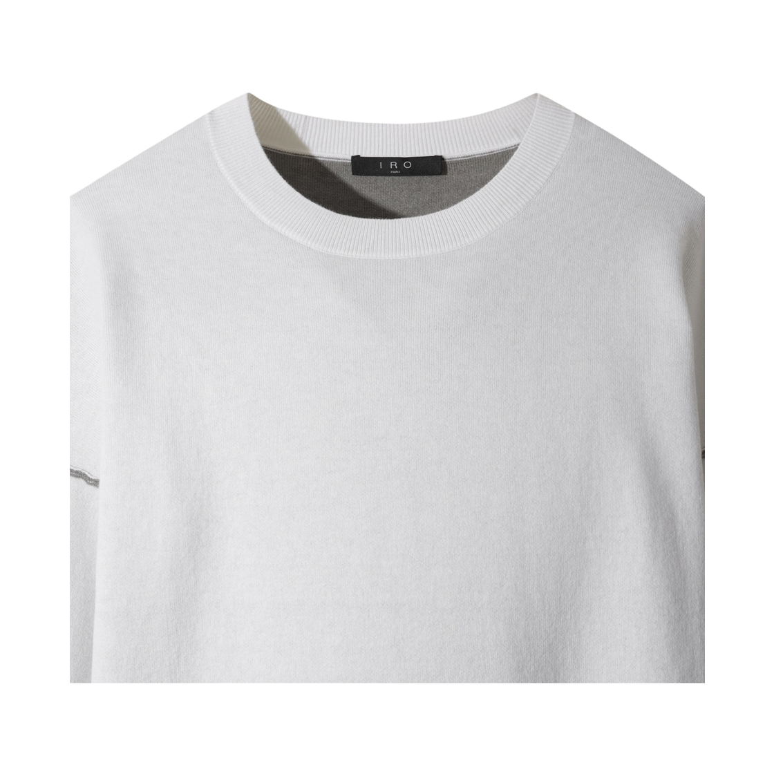 이로 조디 오비핏 라운드넥 니트 아이보리(Iro Jodie Oblique Fit Round Neck Knit Ivory) - 4