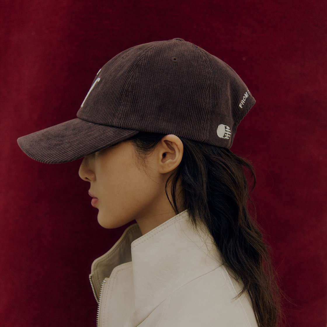 트래픽하모니 코듀로이 TH 로고 딥핏 볼캡 브라운(Traffic Harmony Corduroy TH Logo Deep Fit Ball Cap Brown) - 5