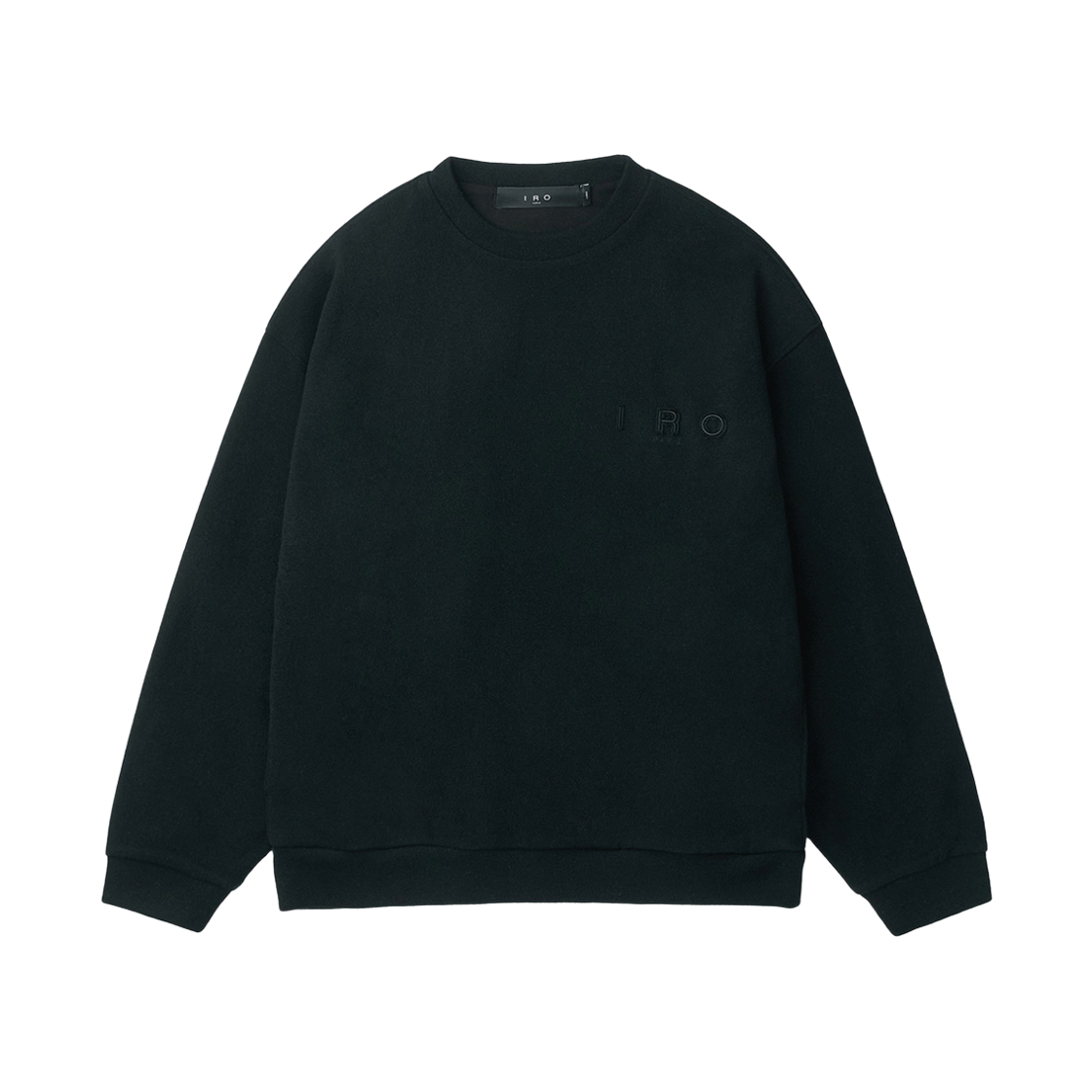 이로 루플 울져지 스웨트셔츠 블랙(Iro Louple Wool Jersey Sweatshirt Black)