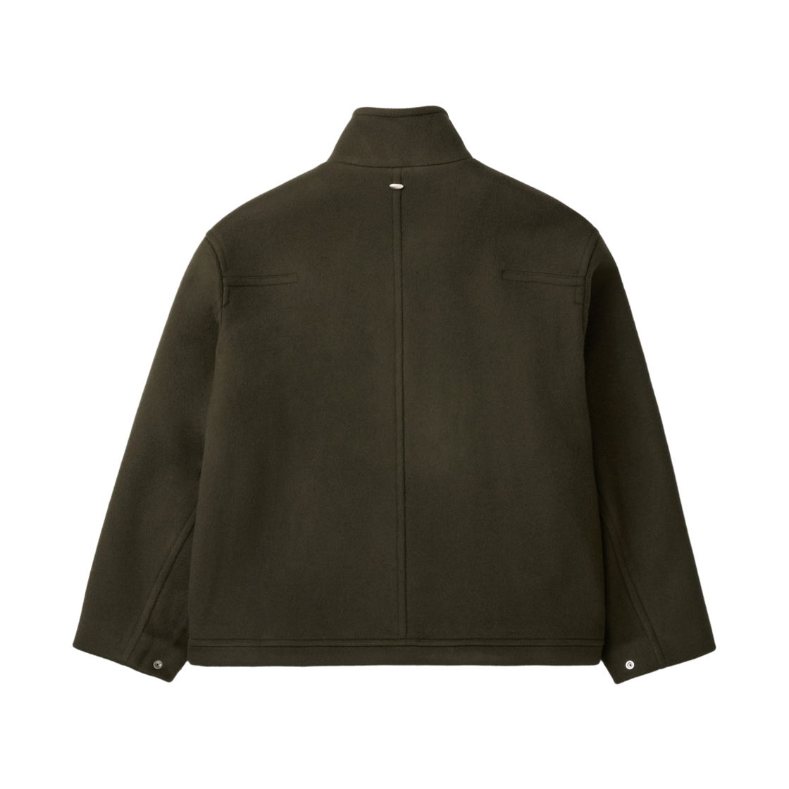 이로 로프트 캐시미어 블랜드 집업 하이넥 숏코트 다크 브라운(Iro Loft Cashmere Blend Zip-Up High Neck Short Coat Dark Brown) - 3