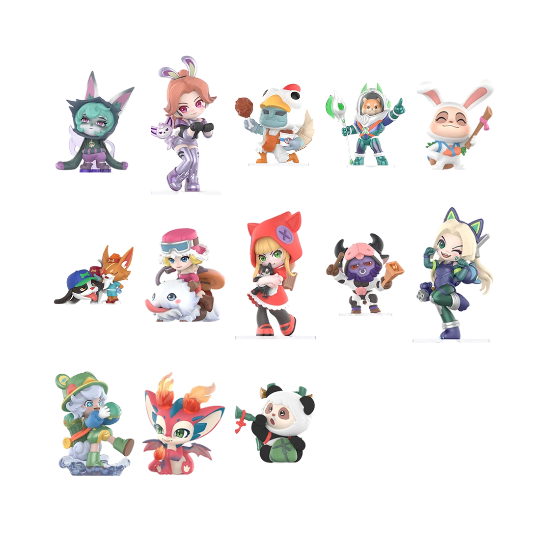 팝마트 리그 오브 레전드 큐트 배틀 시리즈 미개봉 랜덤박스 (12개입)(Pop Mart League Of Legends Clash Of The Cuties Series Figures Sealed Case (12 Blind Boxes)) - 2
