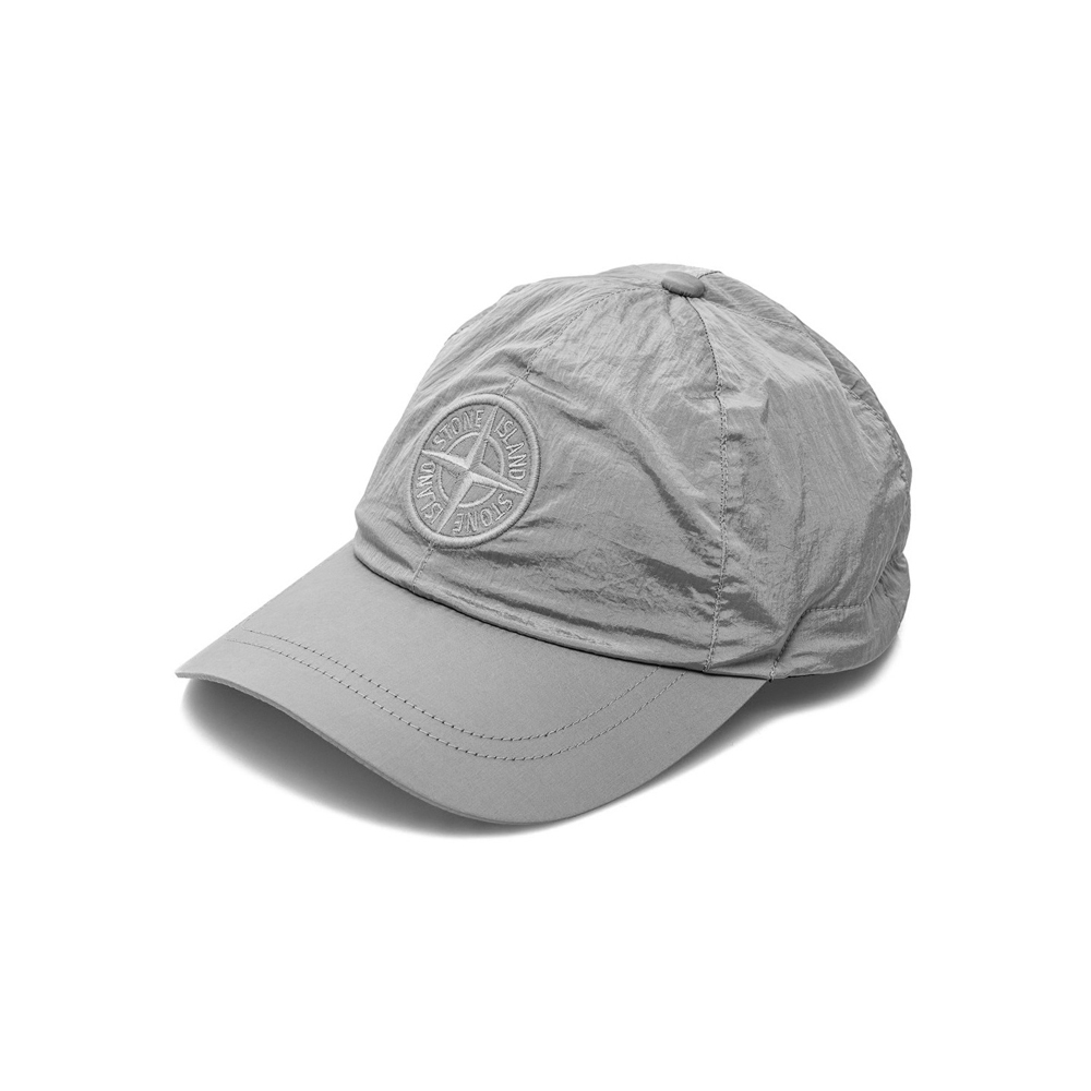 [15% 쿠폰] 스톤아일랜드 로고 자수 나일론 캡모자 그레이([15% 쿠폰] Stone Island Embroidered Logo Nylon Cap Grey) - 2