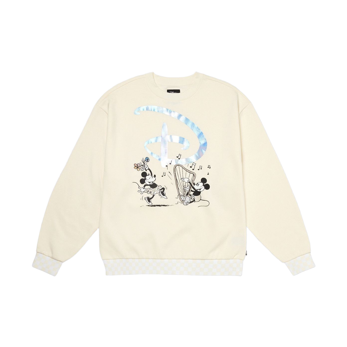 VN000FZE3KS Vans x Disney Swan Song Sweatshirt Antique White