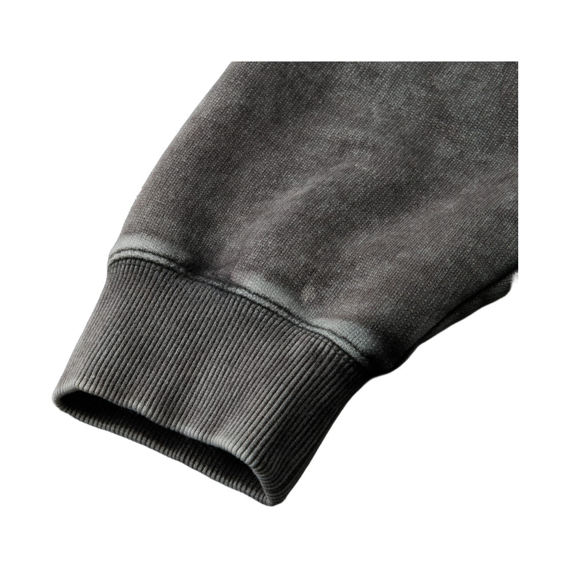 이로 푸그 백로고 아트웍 다잉 후드 집업 다크 그레이(Iro Fugue Back Logo Artwork Dyeing Hood Zip-Up Dark Gray) - 6