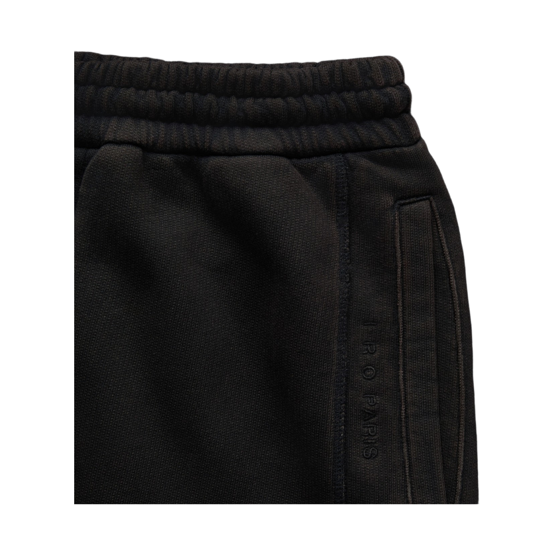 이로 판 가먼트다잉 스웨트트 팬츠 블랙(Iro Fane Garment Dyed Sweat Pants Black) - 5