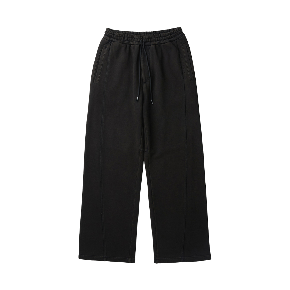 이로 판 가먼트다잉 스웨트트 팬츠 블랙(Iro Fane Garment Dyed Sweat Pants Black)