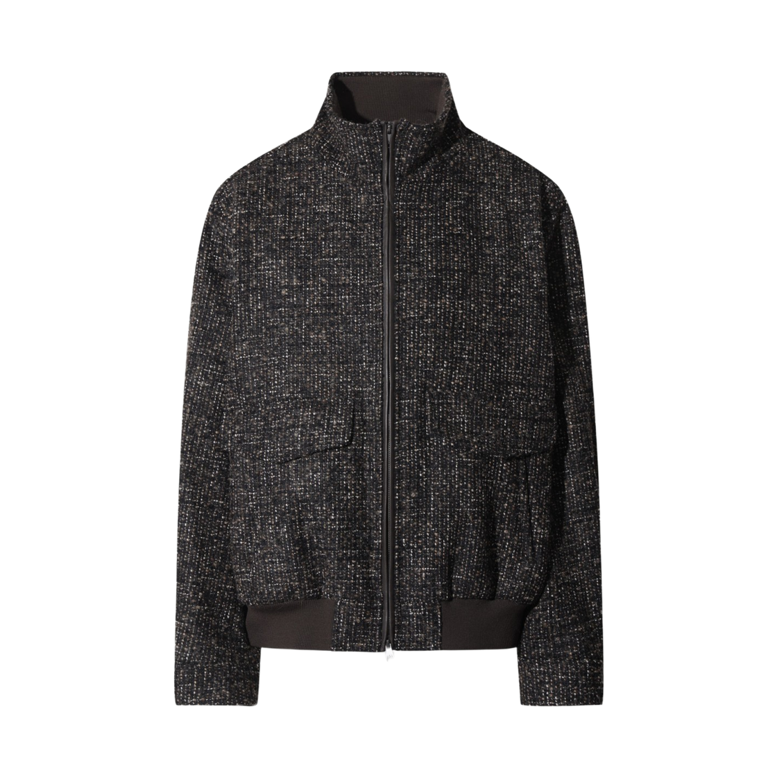 이로 마르키 하이넥 트위드 자켓 브라운(Iro Marquis Tweed High Neck Jacket Brown) - 2