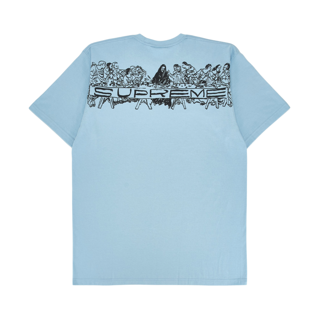 - Supreme Supper T-Shirt Powder Blue - 26SS