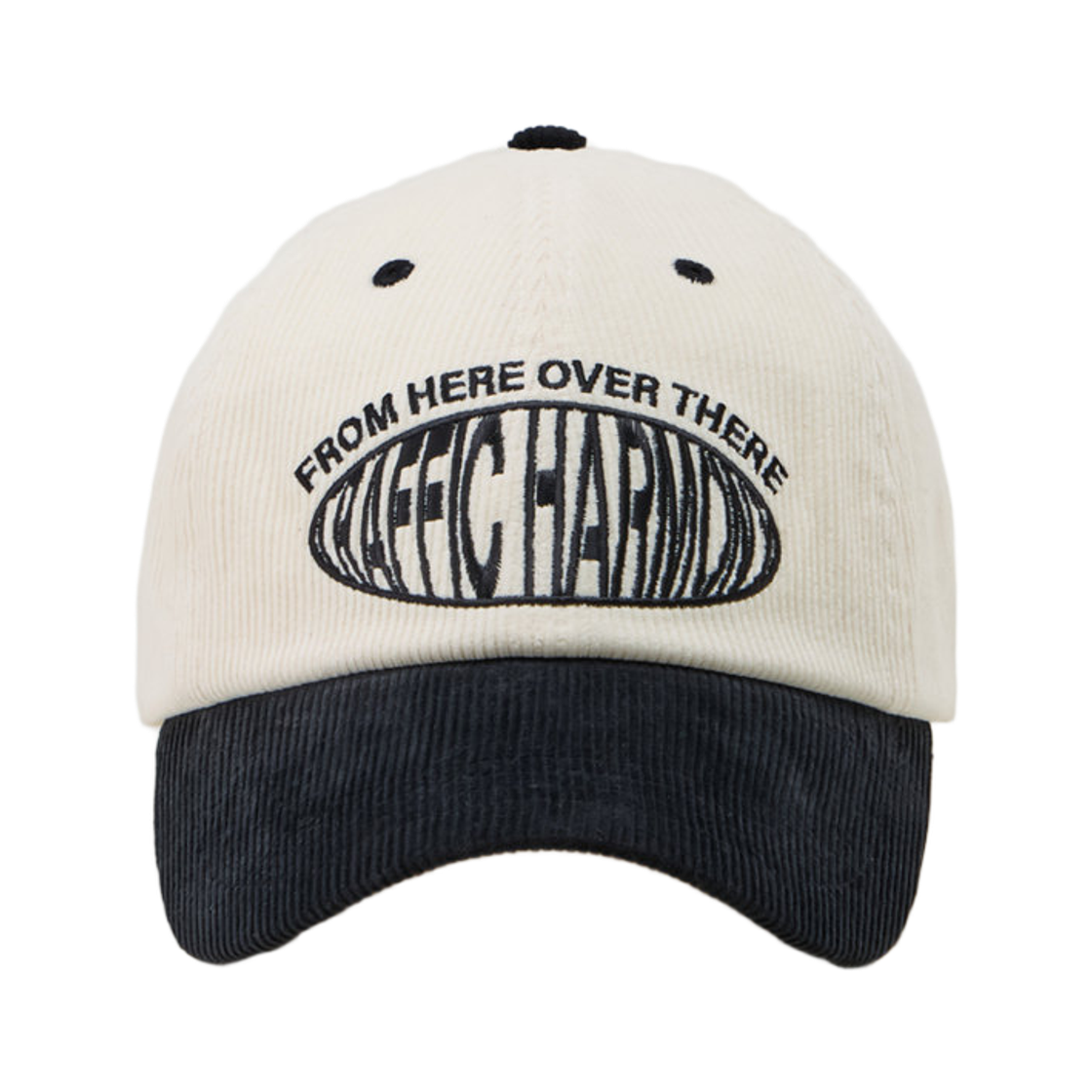 THUBC00456BKS Traffic Harmony Corduroy TH Logo Deep Fit Ball Cap Black