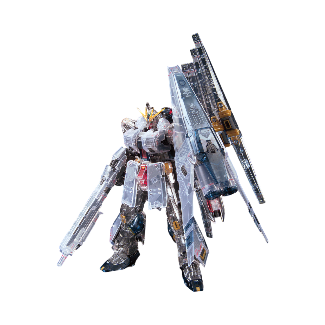 - Bandai RG Nu Gundam HWS Clear Color