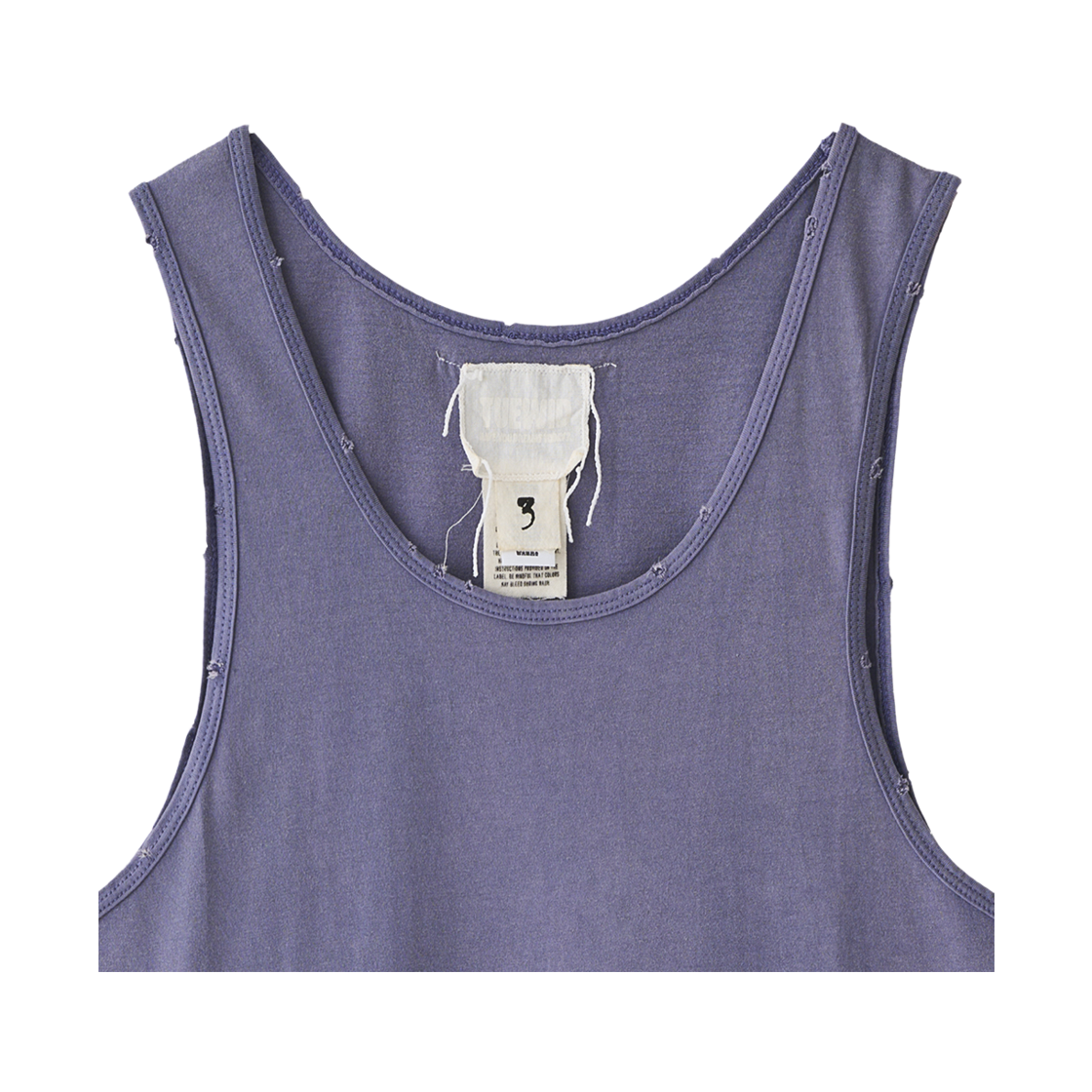 투위드 미니 시컬렛포켓 슬리브탑 워시드 퍼플(Tuewid Mini Cigarette Pocket Sleeveless Top In Washed Purple) - 3