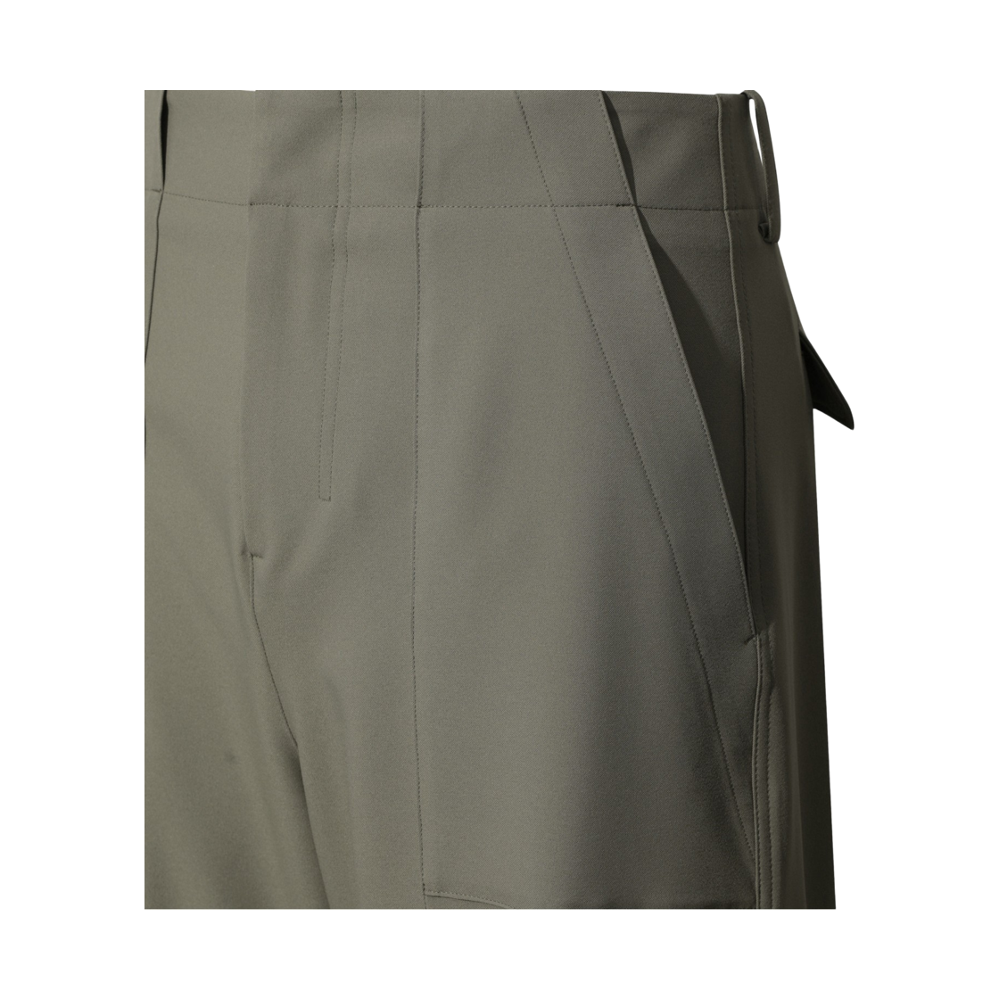 이로 호라이즌 경량 스웨트레쳐블 카고 팬츠 카키(Iro Horizon Lightweight Stretchable Cargo Pants Khaki) - 6