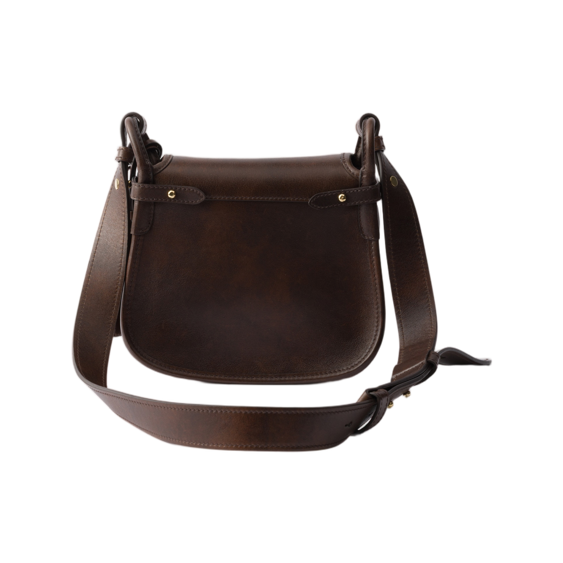 프라다 코르세어 에이지드 레더 미니 숄더백 코코아 브라운(Prada Corsaire Aged Leather Mini Shoulder Bag Cocoa Brown) - 2