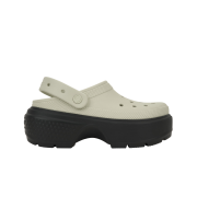 Crocs Stomp Clog Linen White Black