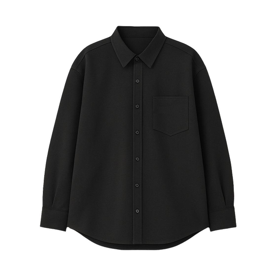 지크립 에센셜 루즈핏 옥스포드 셔츠 블랙(GCLIP Essential Loose-Fit Oxford Shirt Black) - 2