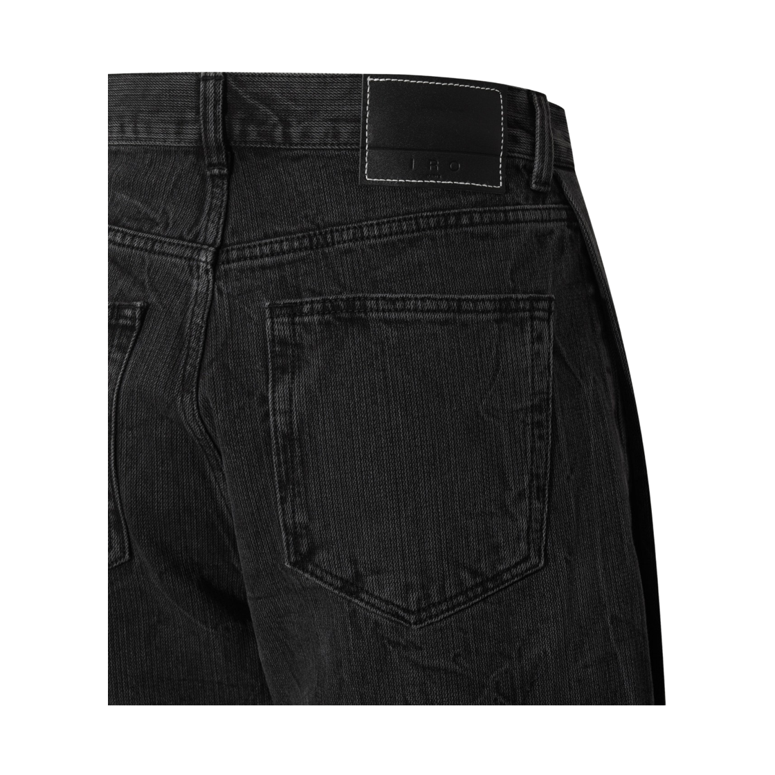 이로 데리브 데님 와이드 사이드턱 팬츠 블랙(Iro Derive Denim Wide Side Tuck Pants Black) - 6