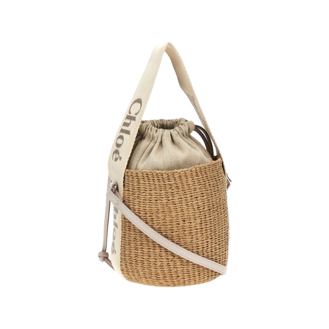 CHC23AS381L18084 Chloe Small Woody Basket Bag Wild Grey
